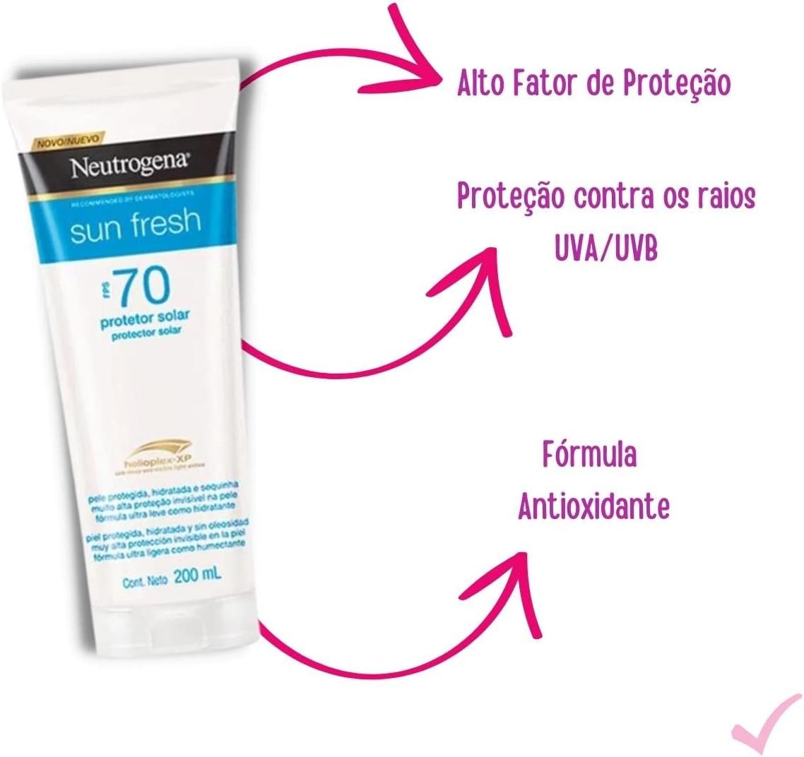 Neutrogena Promopack Corporal Fps70 200ml E Neutrogena Sun Fresh Facial Fps70 40g - Image 2