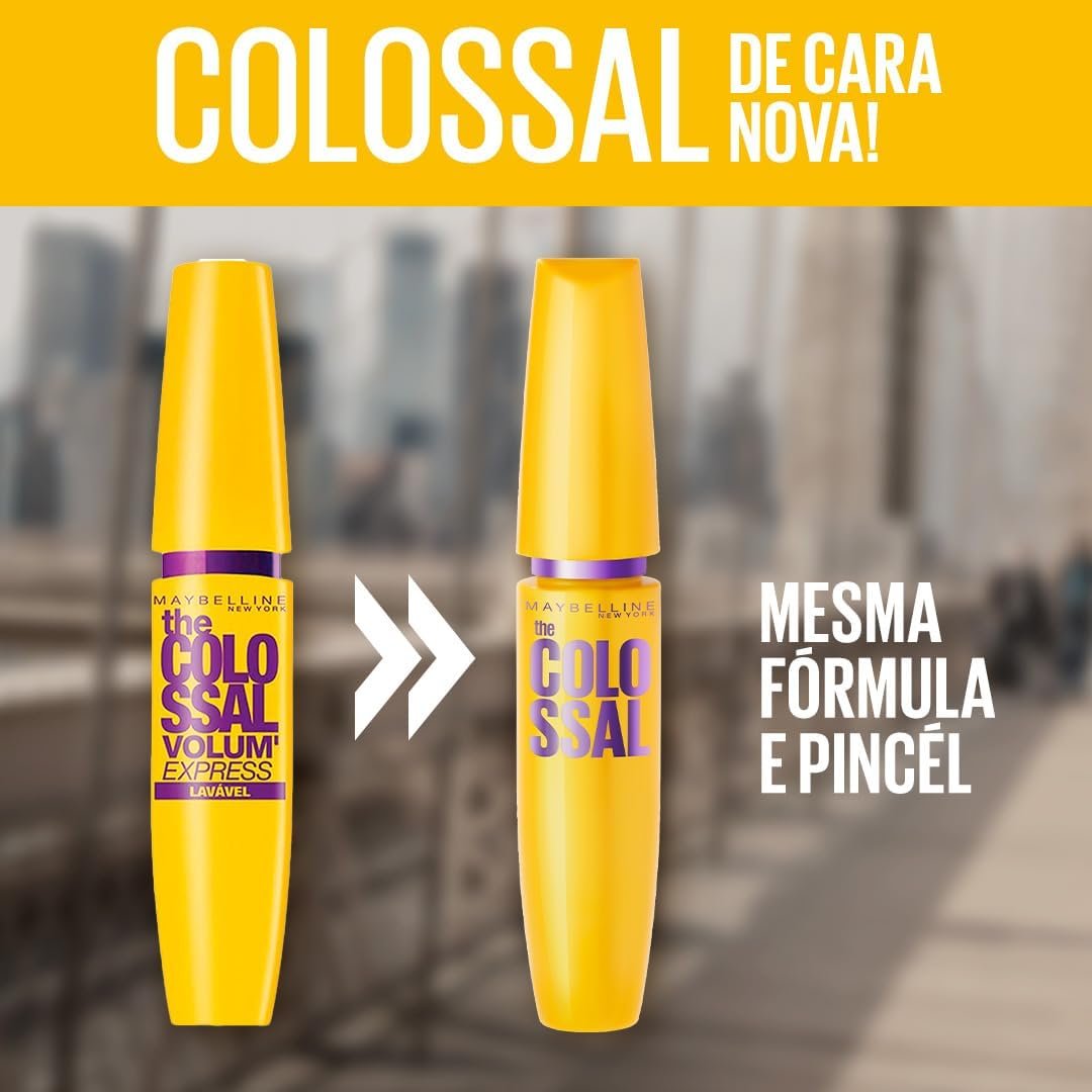 Maybelline NY The Colossal Volum' Express, Máscara de Cílios Lavável 9,2ml - Image 7