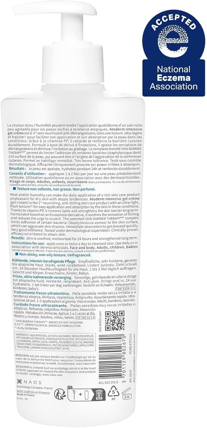 Atoderm Intensive Gel Creme 200Ml, Bioderma - Image 9