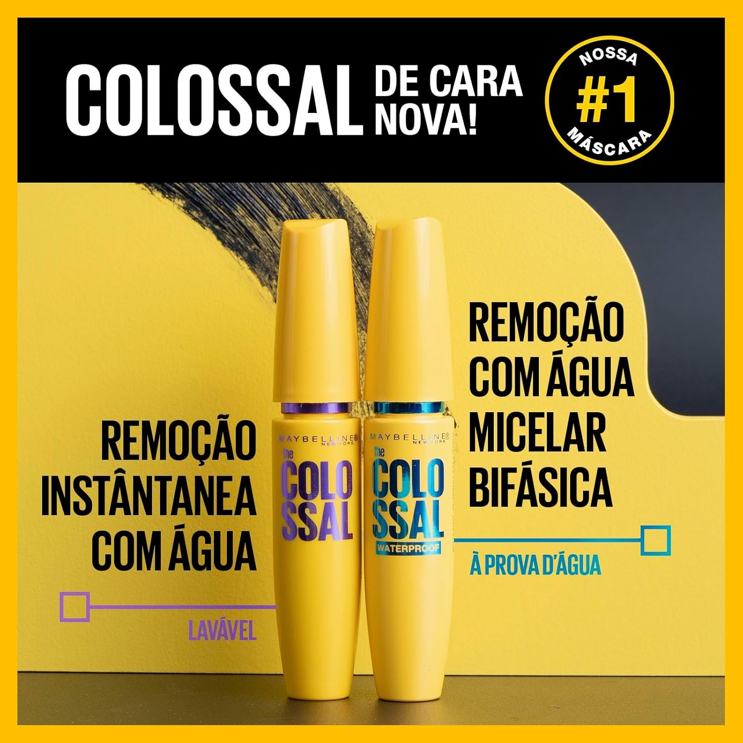 Maybelline NY The Colossal Volum' Express, Máscara de Cílios Lavável 9,2ml - Image 13